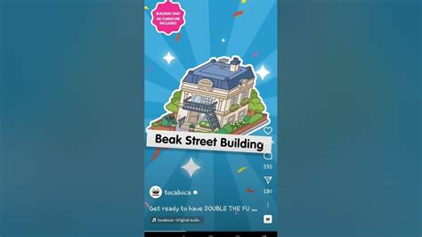 New House Coming Beak Street Building Toca Boca Youtube