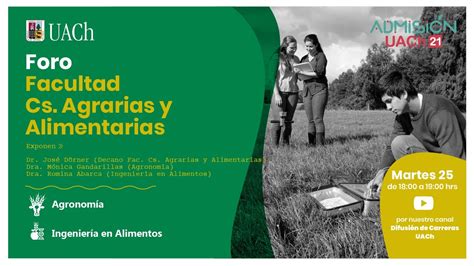 Foro Facultad De Cs Agrarias Y Alimentarias YouTube