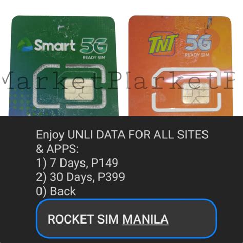 TNT Unli Data Sim Online Shop Shopee Philippines