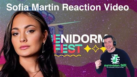 Sofía Martín Reaction Video Tuki Benidorm Fest 2023 YouTube