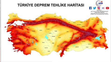 T Rkiye Deprem Tehlike Haritas Son Dakika Haberleri