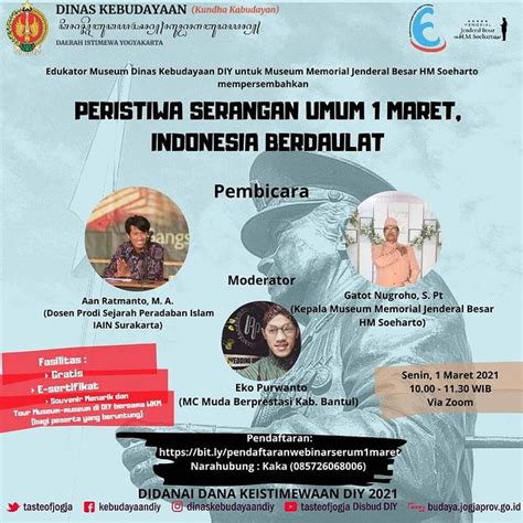 Webinar Peristiwa Serangan Umum Maret Indonesia Berdaulat Yogya