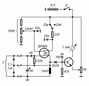 Grid Dip Meter Basic Electronic Circuits Electronic Circuit Projects