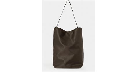 The Row Park Large North South Tote Bag In Nylon Lyst