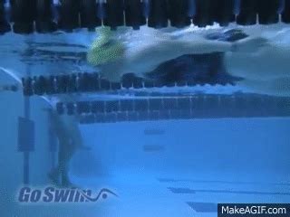 Swimming Freestyle Flip Turn Step On Make A