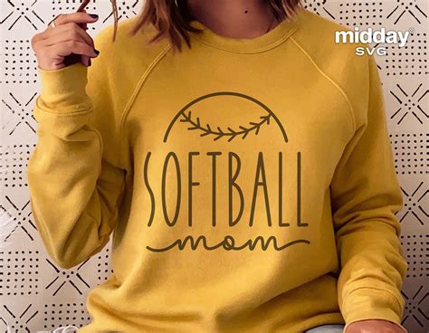 Softball Mom Svg Png Ai Eps Dxf Cricut Cut Files Etsy