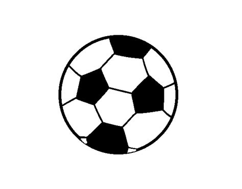 Dibujo de Una pelota de fútbol para Colorear Dibujos net