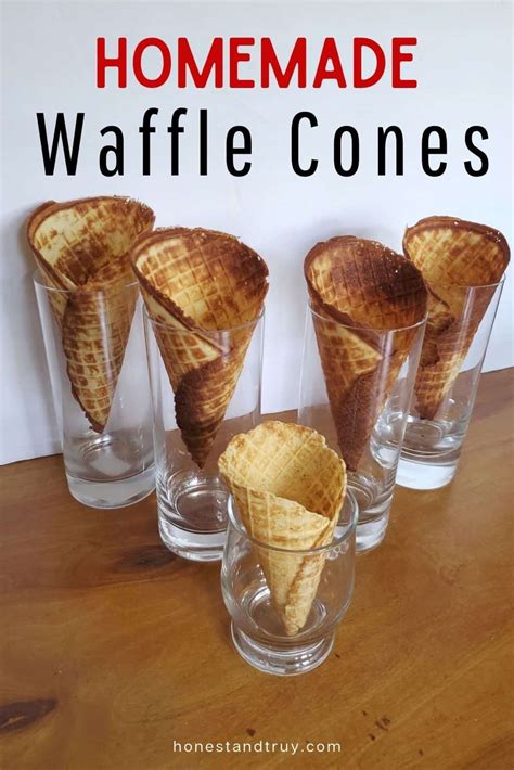 Homemade Waffle Cones Recipe The Perfect Summer Dessert