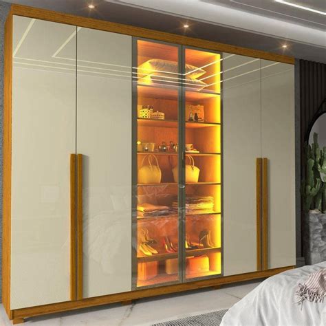 Guarda Roupa Com Led - Guarda roupa com led casal | Casas Bahia