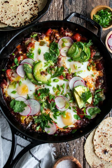 Mexican Baked Eggs With Chorizo Peppers The Original Dish