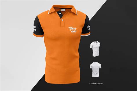 539+ Polo T Shirt Design Mockup PSD Mockups File