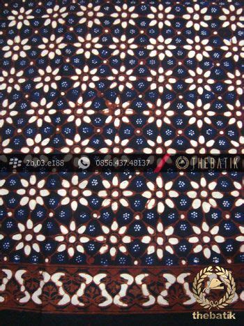 Jual Kain Batik Cap Jogja Motif Kembang Tanjung Sogan Thebatik Co Id