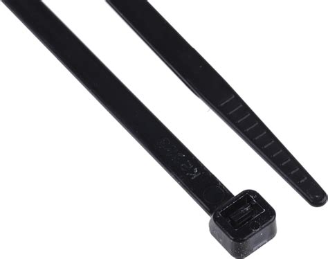 Rs Pro Rs Pro Cable Tie Mm X Mm Black Nylon Pk