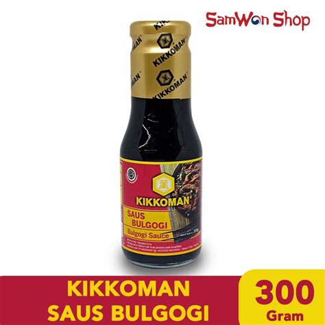 Kikkoman Saus Bulgogi Bulgogi Sauce Halal Kemasan Botol Beling Gr