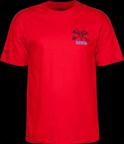 Powell Peralta Rat Bones YOUTH T Shirt Red Photo 2 Photo Gallery