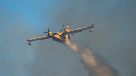 Video Firefighting Plane Crashes In Greece Pilots Feared Dead World