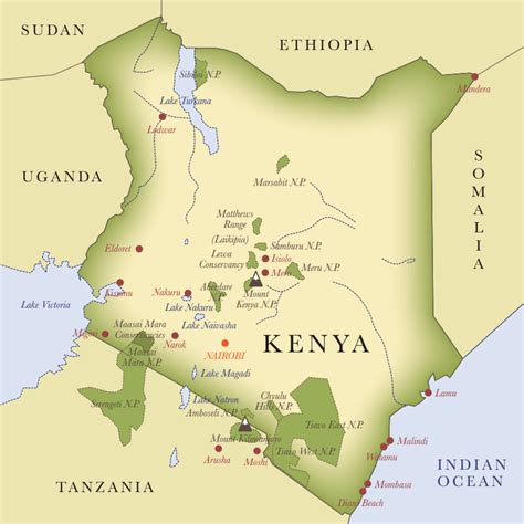 Naivasha Kenya Map