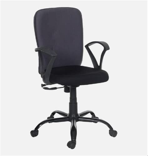 Mesh Medium Back Office Revolving Chair Black At Rs In