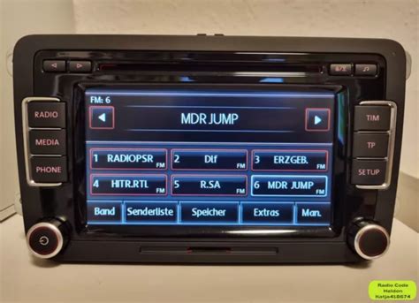 Vw Rcd Radio Original Volkswagen Autoradio C Blaupunkt Mit