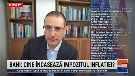 Complexul Politico Financiar Cine Ncaseaz Impozitul Infla Iei Youtube