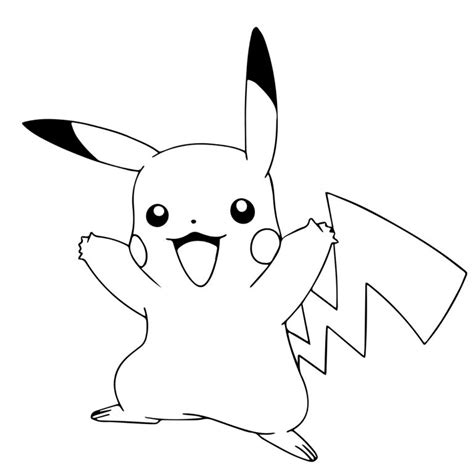 Dibujos Pikachu Para Dibujar Imprimir Colorear Y Recortar Fácilmente