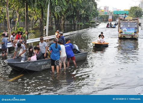 Flooded Road editorial stock photo. Image of country - 25182813