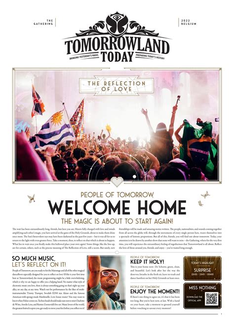 Tomorrowland 2022 Flyer