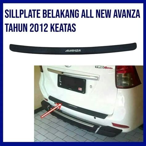 Sill Plate Sillplate Pelindung Bagasi Belakang All Grand New Avanza