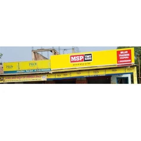 Multicolor Led Stainless Steel Flex Sign Board At Rs 35sq Ft In Raipur