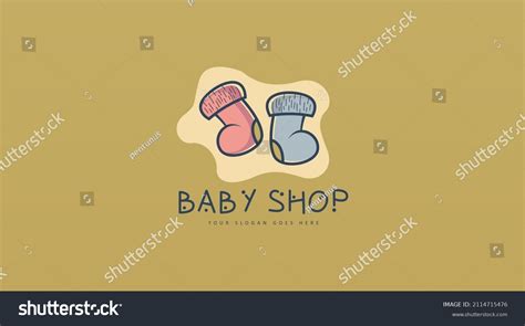 Baby Shop Logo Design Concept Template Stock Vector (Royalty Free ...