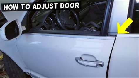 HOW TO ADJUST CAR DOOR THAT DOES NOT CLOSE Demonstrated On PORSCHE