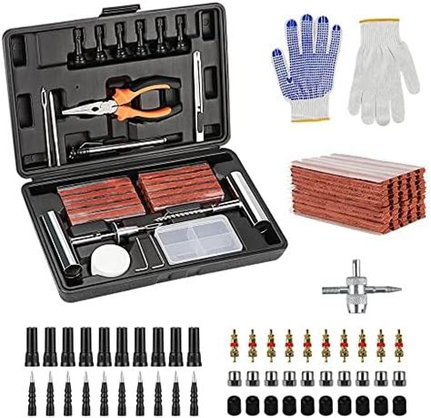 Ghguole Kit Riparazione Pneumatici Auto Pcs Kit Ripara Gomme Per Auto