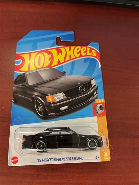 2023 Hot Wheels 89 Mercedes Benz 560 SEC AMG 150 Turbo 4 5 Black EBay