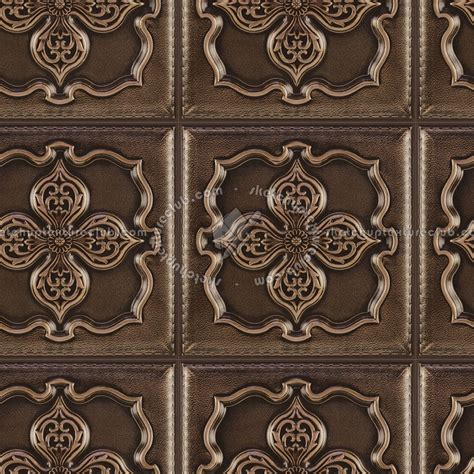 Leather interior 3D wall panel texture seamless 02885