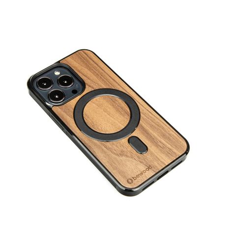 Drewniane Etui Bewood Na Iphone Pro Orzech Ameryka Ski Magsafe