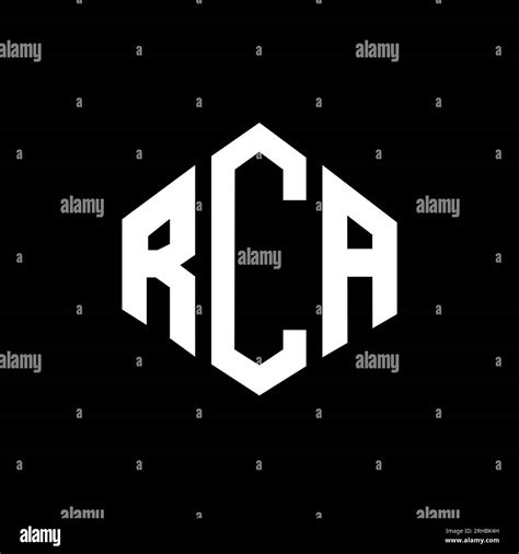 Rca Letter Logo Design With Polygon Shape Rca Polygon And Cube Shape