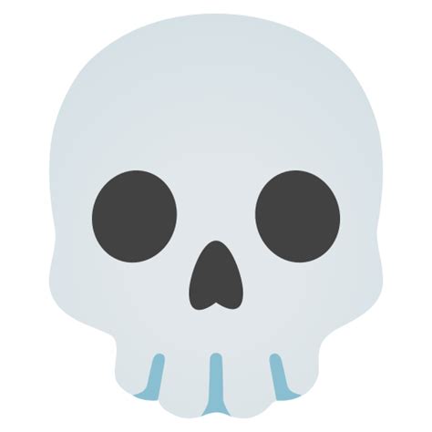 Creepy Skull Emoji