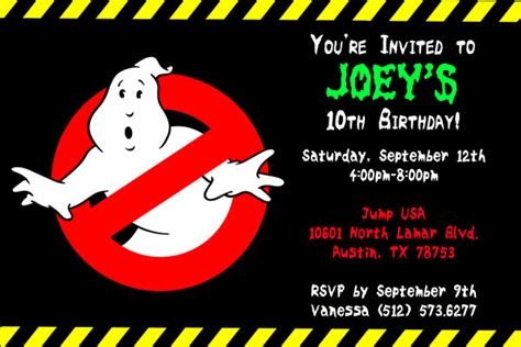 Ghostbusters Invitations - General Prints