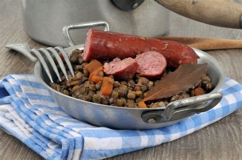 Recette Saucisse De Morteau Aux Lentilles Jura Tourisme