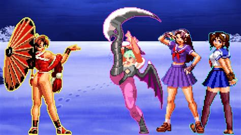 Kof Mugen Mai Shiranui Vs Athena Asamiya Team Epic Insane Fight