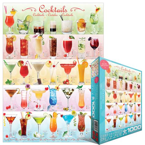 Puzzle Cocktails Eurographics 6000 0588 1000 Teile Puzzle Dekoration