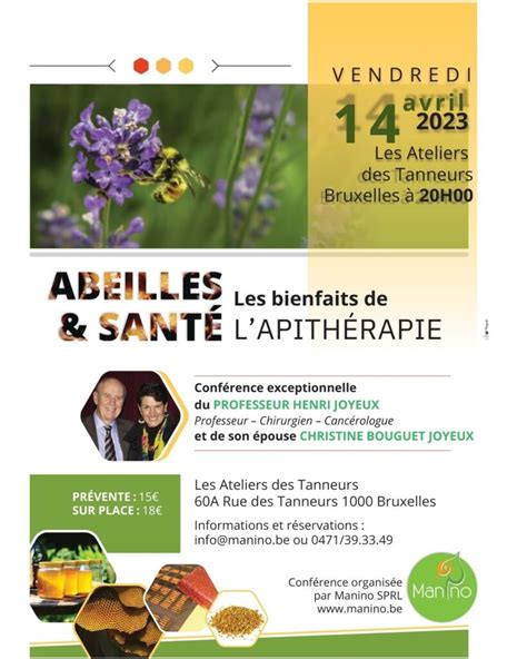 CONFÉRENCE ABEILLES SANTÉ Les bienfaits de LAPITHÉRAPIE I Familles