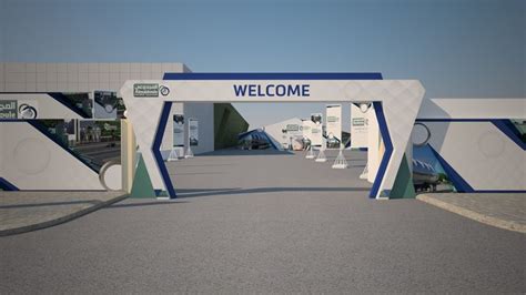 Steel On Behance Event Entrance Arch Design Front Gate Design Event