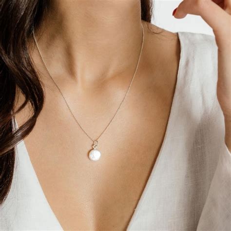 Eden And Co® Fine Jewellery Coin Pearl Necklace