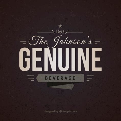 Free Vector | Beverage vintage badge