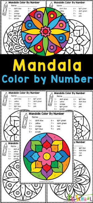 Mandala Color By Number Free Homeschool Deals