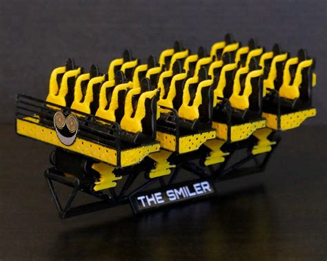 THE SMILER Scale Model Roller Coaster made-to-order Alton Towers - Etsy