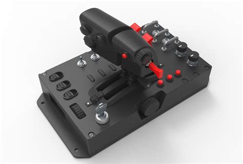 Aircraft control joystick 3D model | CGTrader