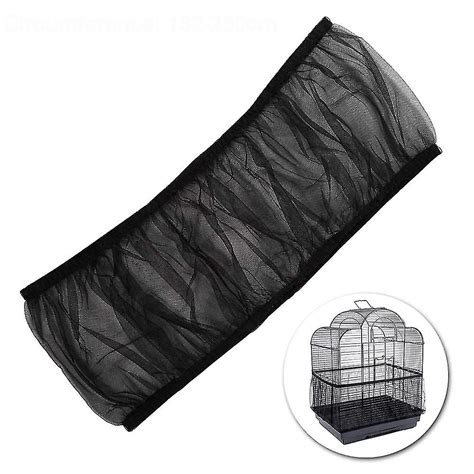 Net Cloth Bird Envelope Birdcage Cover Seed Catcher Nylon Mesh