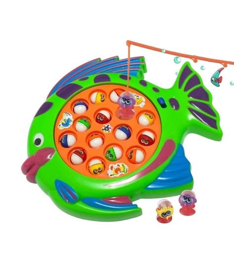 PESCA PAZZA FORMA PESCE 15 PESCI GIOCO TAVOLO BAMBINI EFFETTI SONORI